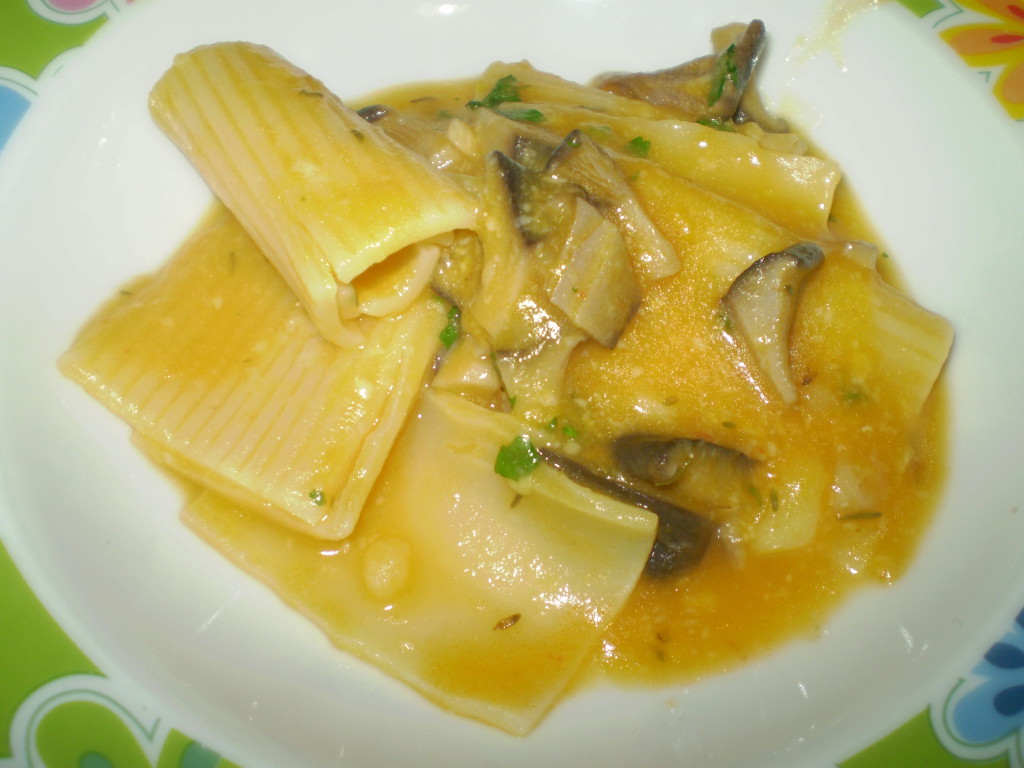 Paccheri Zucca e Porcini Il sapore delle idee